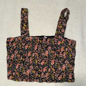 American Eagle Floral Crop Top in size Small